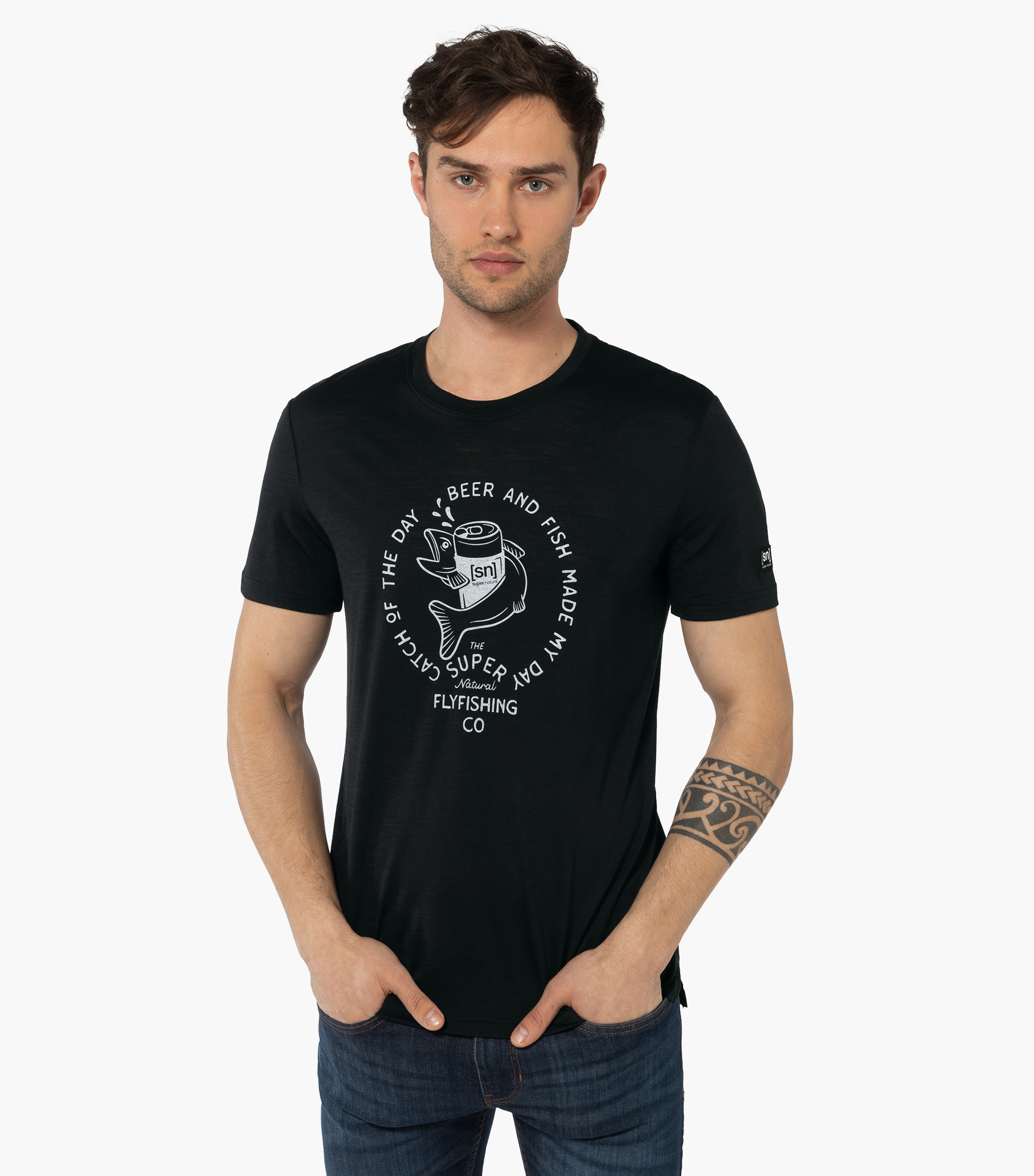 Ultrabasic T-Shirt Uomo 'Just Be Naive' - 100% Cotone Ringspun - Eco-Friendly - Taglie Dalla XS Alla 5XL - 2