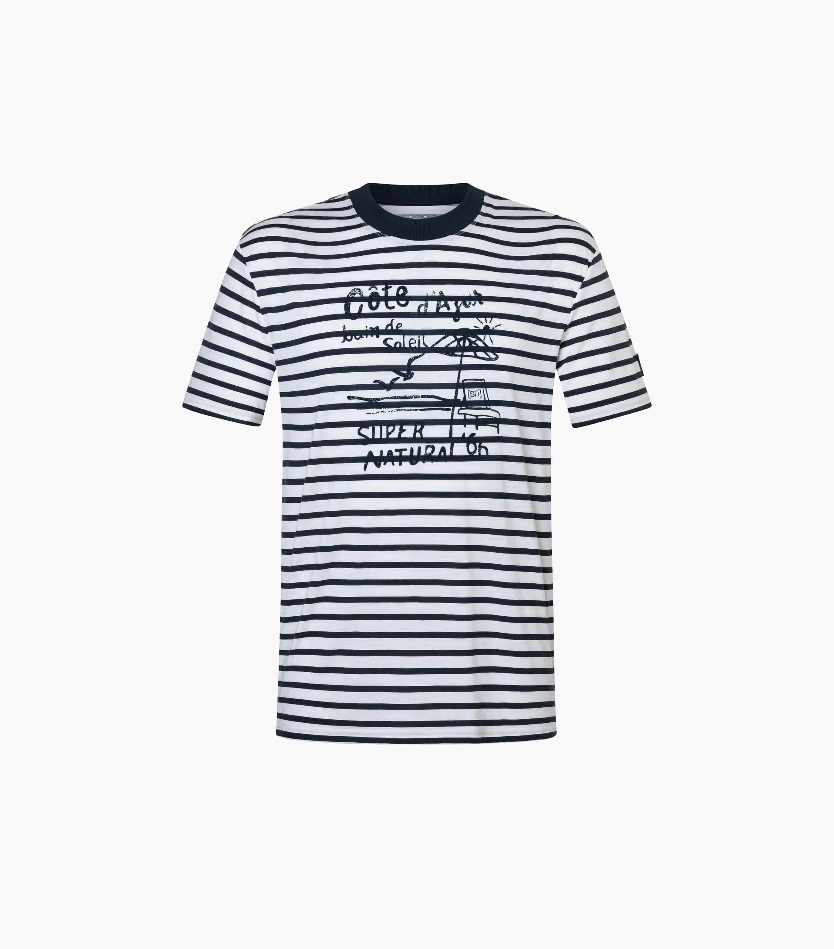 STRIPE COTE D'AZUR BIO J TEE
